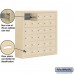 Salsbury Cell Phone Storage Locker - 6 Door High Unit (8 Inch Deep Compartments) - 30 A Doors - Sandstone - Surface Mounted - Master Keyed Locks